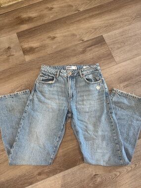 Garage Women's Light Blue Straight Leg Jeans